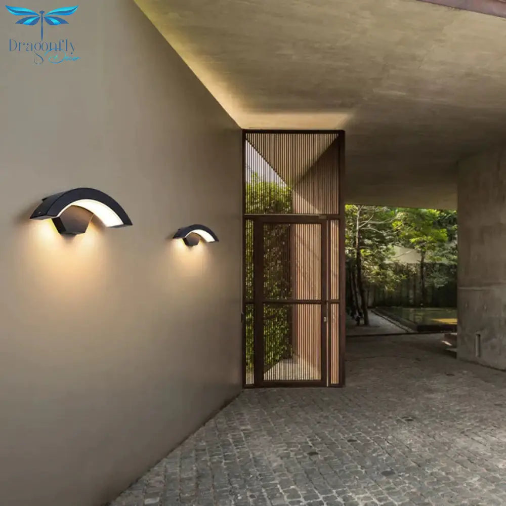 24W Led Outdoor Waterproof Walkway Front Door Garden Porch Wall Light Modern Indoor Corridor