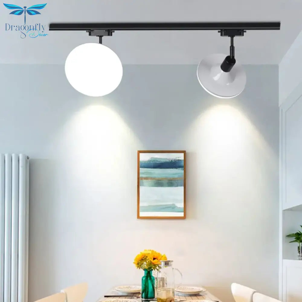 36W 50W High Brightness Adjustable Led Track Light E27 Line Lamp Rail Spotlight Ceiling