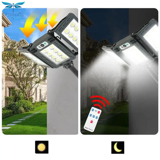 800 Led Super Bright Outdoor Solar Street Lamp Motion Sensor Waterproof Power Lights Yard Country