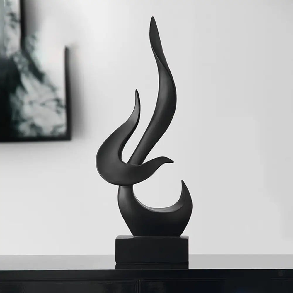 Abstract Sculpture: Creative Figurine For Living Room Tv Shelf Modern Statues Statue Home Decor And