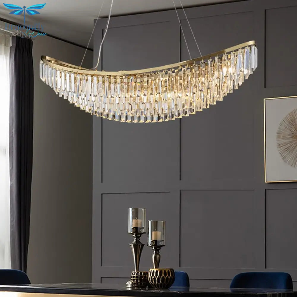 Alexa Ceiling Chandeliers For Dining Room Modern Suspension Crystals Chandelier Hanging Lamps