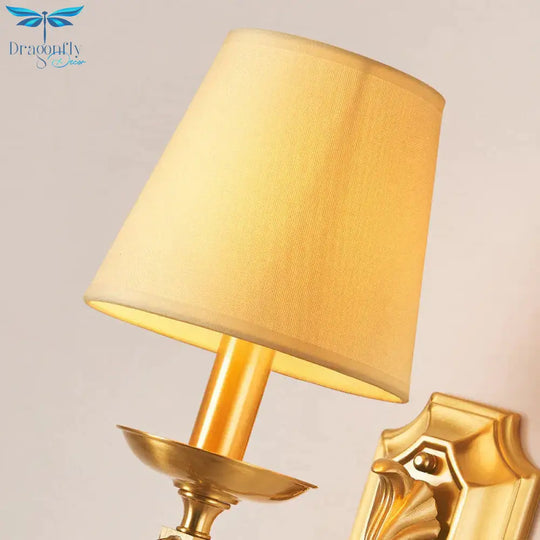 All Copper Wall Lamp Creative Personality Living Room Bedroom Bedside Corridor Lamps