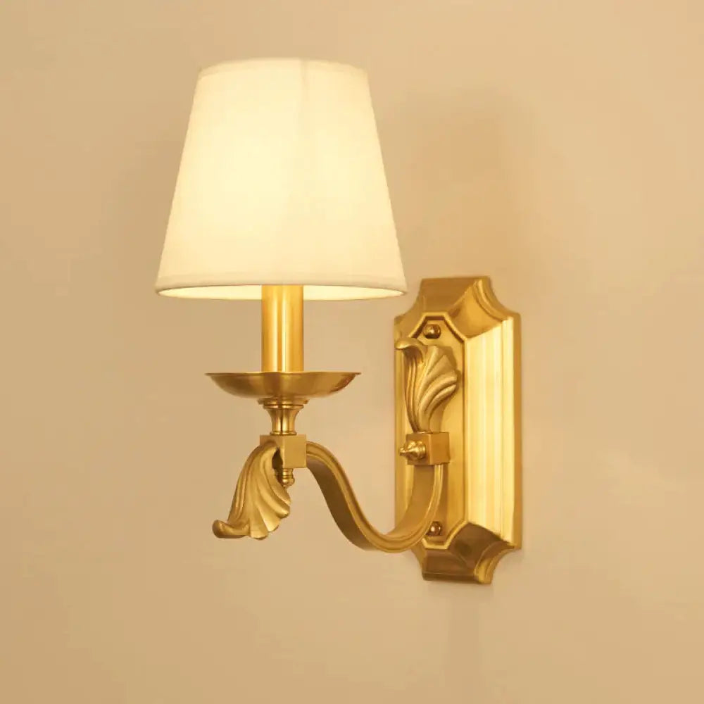 All Copper Wall Lamp Creative Personality Living Room Bedroom Bedside Corridor Single - Head Wall
