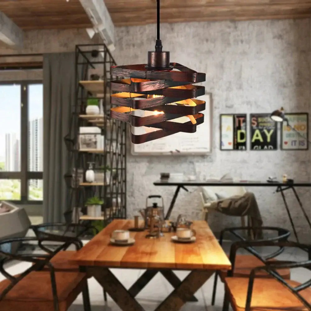 Alviro - Vintage Retro Loft Pendant Light Industrial Hanging Lamp