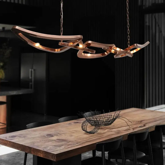 American Art Pendant Lamp Light For Dining Room Living Bar Kitchen Restaurant Creative Hanging Chain