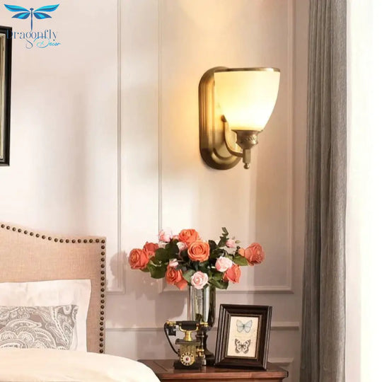 American Bedroom Bedside Copper Wall Lamp Lamps