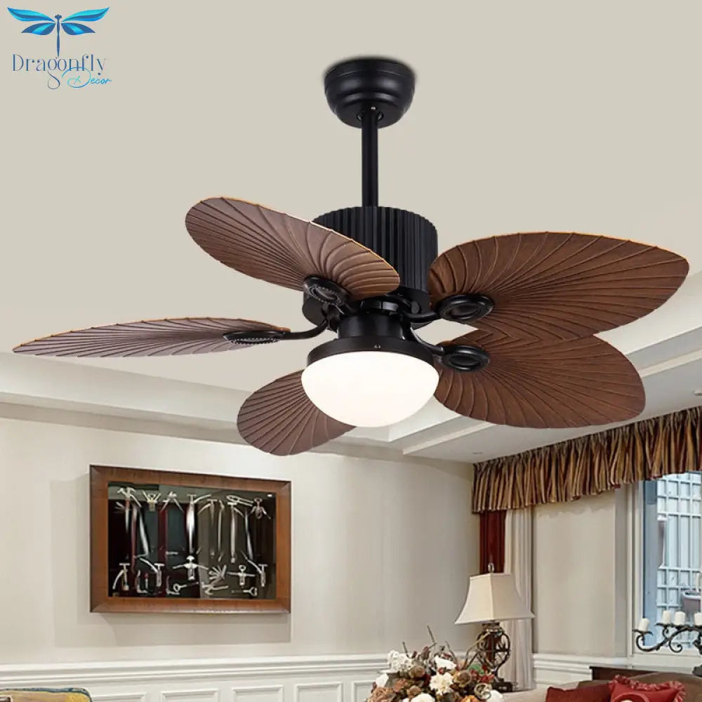 American Vintage Led Ceiling Fan Light - Ideal For Living Room And Restaurant Décor Fan