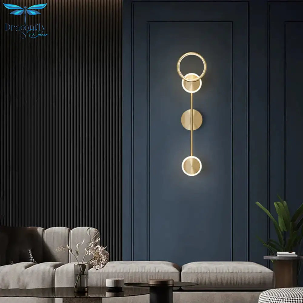 Ayten - Modern Style Golden Led Wall Lamp For Living Room Bedroom Dining Aisle Lighting Light