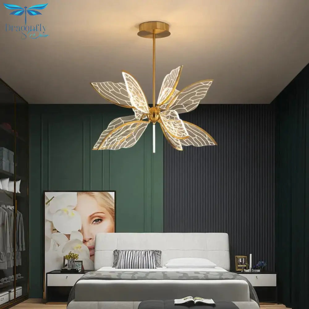 Butterfly Led Pendant Lamp For Living Dining Room Restaurant Home Decoration Pendant Light