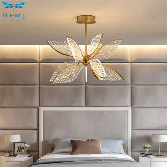 Butterfly Led Pendant Lamp For Living Dining Room Restaurant Home Decoration Pendant Light