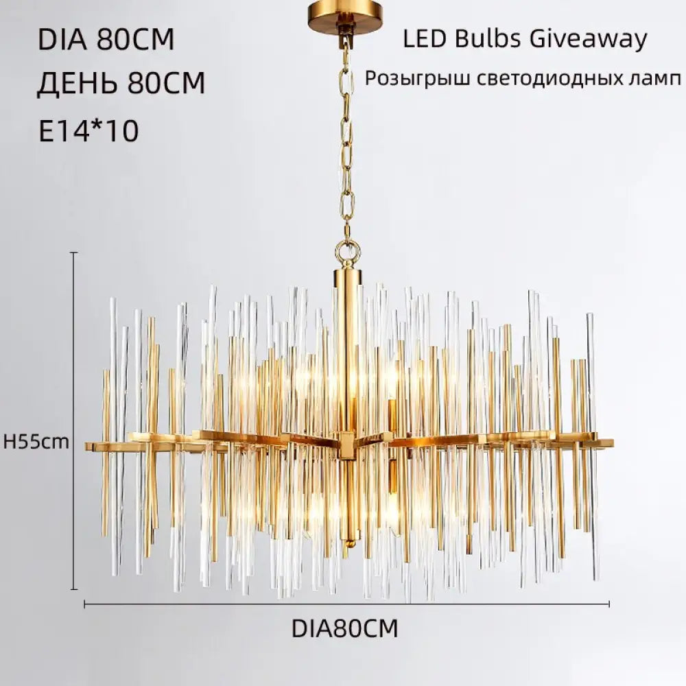 Ceiling Chandelier Lustre/Lampara Techo Led/Home Decor Decoration Mansion /Gold Crystal Chandeliers