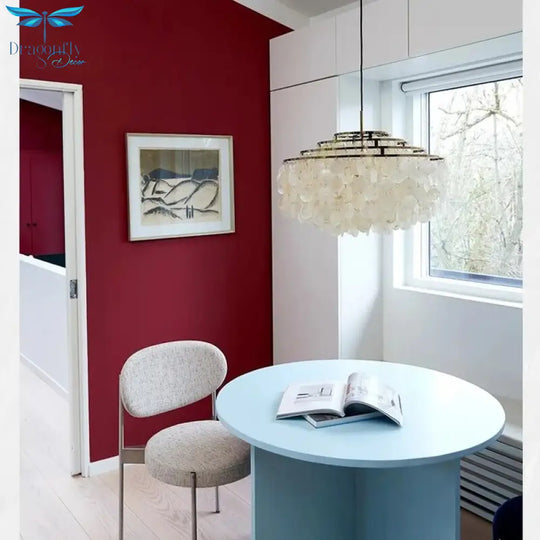 Celia - Luxury Nordic Modern Shell Cluster Chandelier Elegant Lighting For Living Dining And More