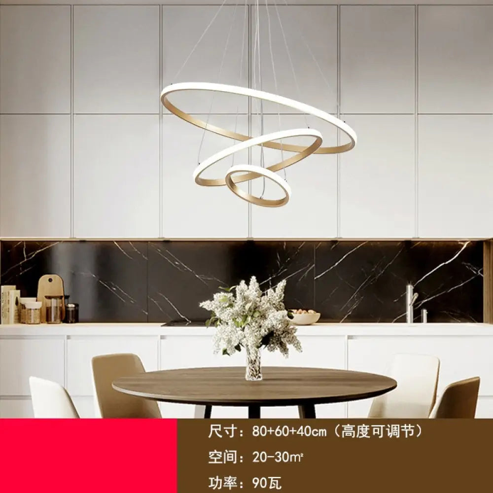 Chandelier Nordic Luxury Dining Bar Living Room Bedroom Shop Lighting Net Red Creative Simple Modern