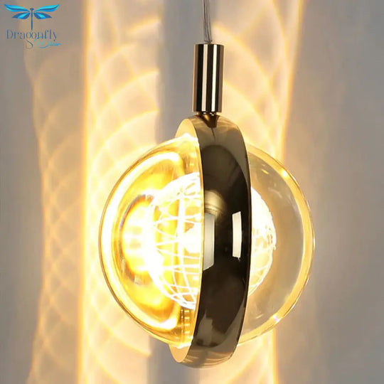 Clara - Led Crystal Glass Ball Pendant Lights For Indoor Lighting Light