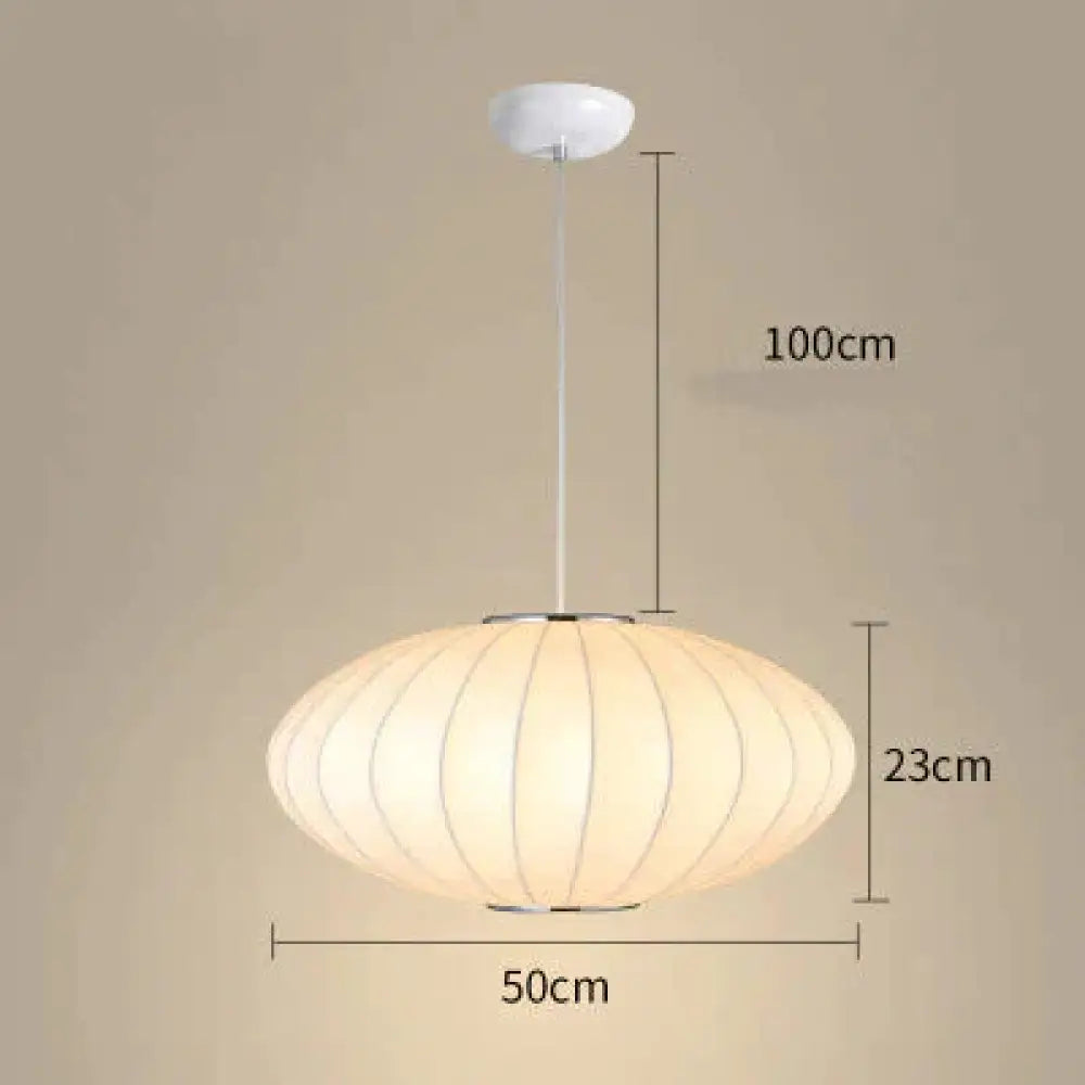 Cloth Lantern Ball Single Chandelier Homestay Dia50Cm / Warm Light Pendant