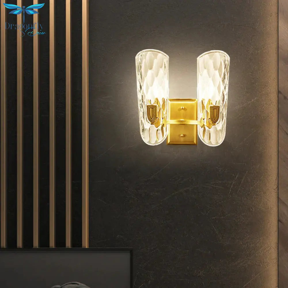 Copper Wall Lamp Light Luxury Bedroom Bedside Single - Headed Double - Headed Corridor Study Living
