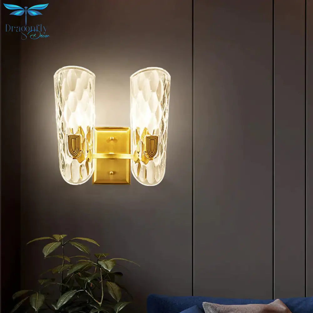 Copper Wall Lamp Light Luxury Bedroom Bedside Single - Headed Double - Headed Corridor Study Living