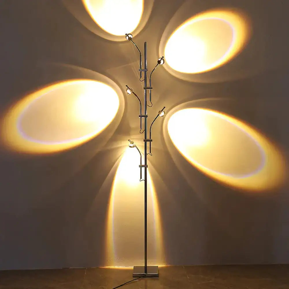 Creative Background Wall Sunset Atmosphere Lamp Floor Warm Light / 5 - Heads Floor Lamp Lamps