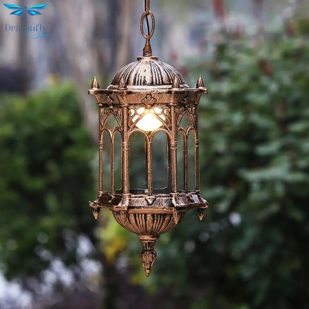 Creative Outdoor Europe Bronze Painted Pendant Lights For Balcony Parlor Lamps Lighting
