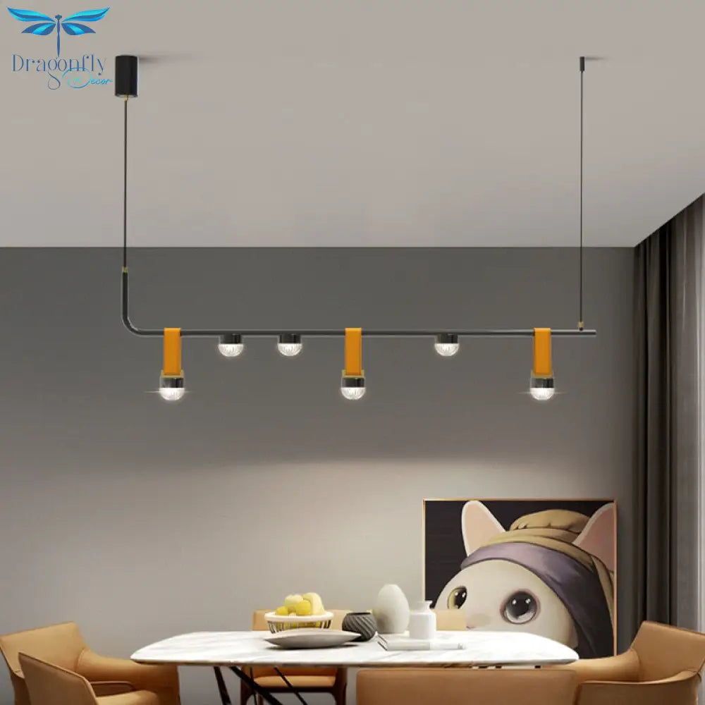 Creative Restaurant Pendant Lamp Northern Europe Simple Long Bar Front Light Luxury Personality