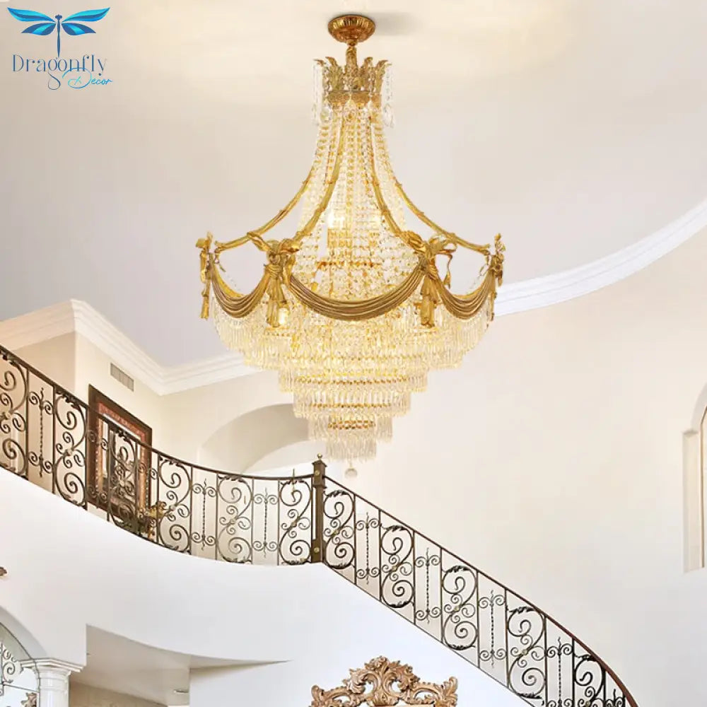 Crown Royale - Creative Personality Shape Crystal Chain Decorative Chandelier Chandelier