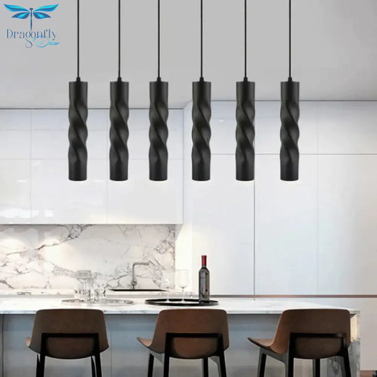 Cylinder Pipe Pendant Lights Kitchen Island Dining Room Bar Counter