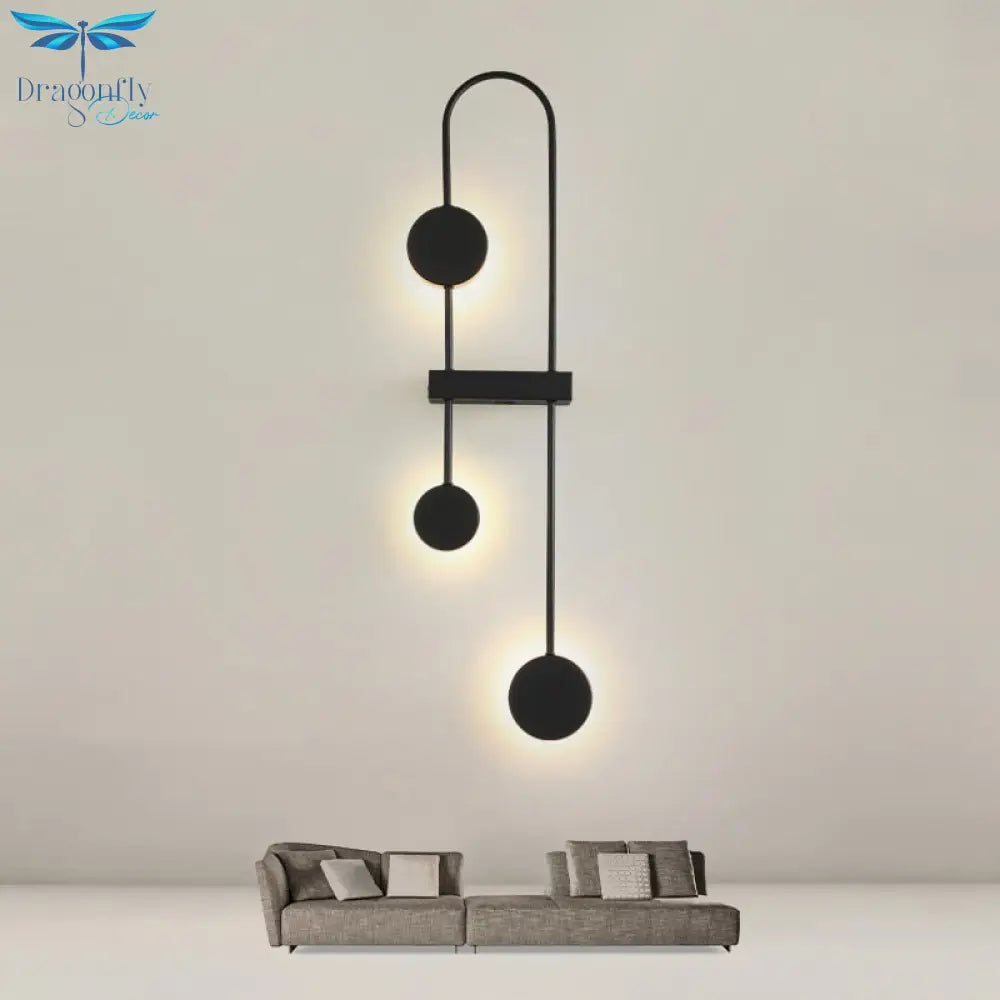 Decorative Wall Lamp Nordic Bedroom Bedside Modern Simple Creative Living Room Background Aisle