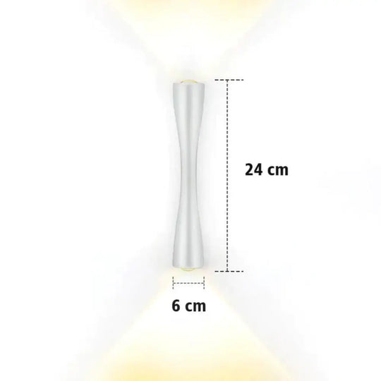 Elaine | Outdoor Waterproof Lamp White 24Cm / 9.4’ Warm Lighting