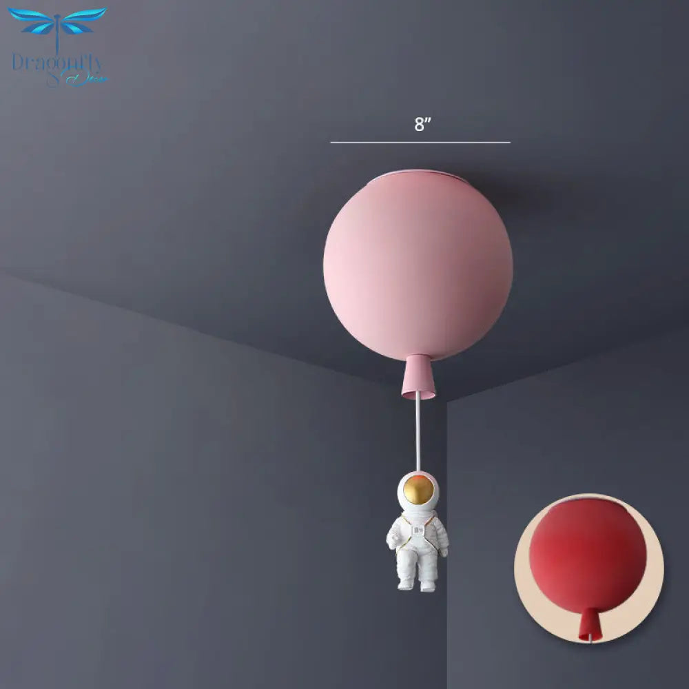 Emerson - Balloon & Astronaut Ceiling Lamp Kids Acrylic Pendant Light