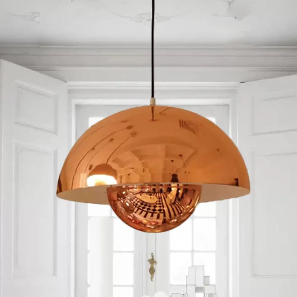 Emma - Nordic Hanging Ceiling Light For Dining Room Silver/Red/Yellow Metal Rose Gold