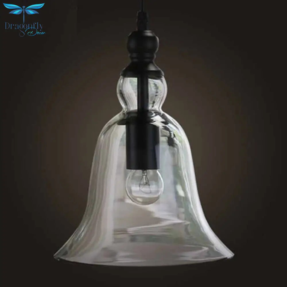 European American Style Pendant Lighting Creative Bell Hanging Lamp Room Decoration Restaurant