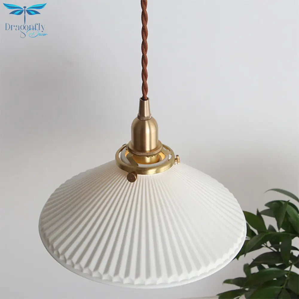 Federica - White Ceramics Pendant Light