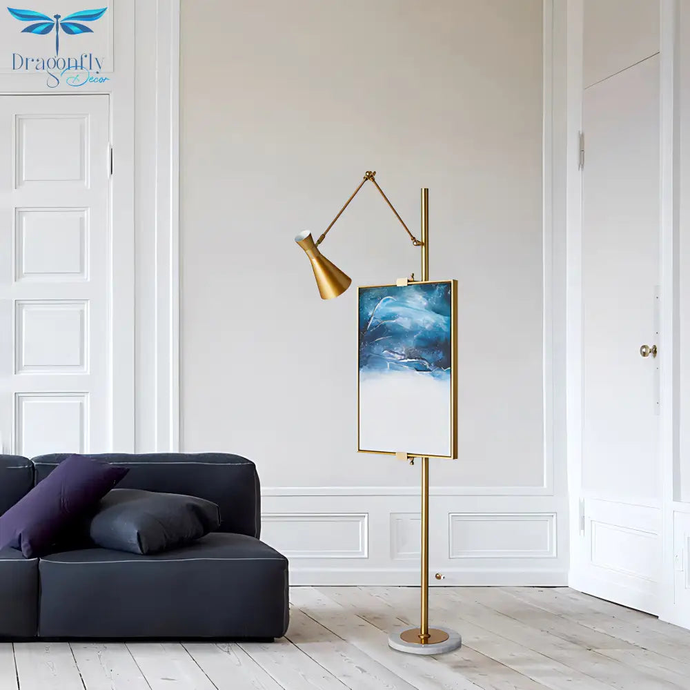 Floor Lamps Modern Metal Lustres Marble Led Gold Lighting Fixtures Room Decor Lights Home Appliance
