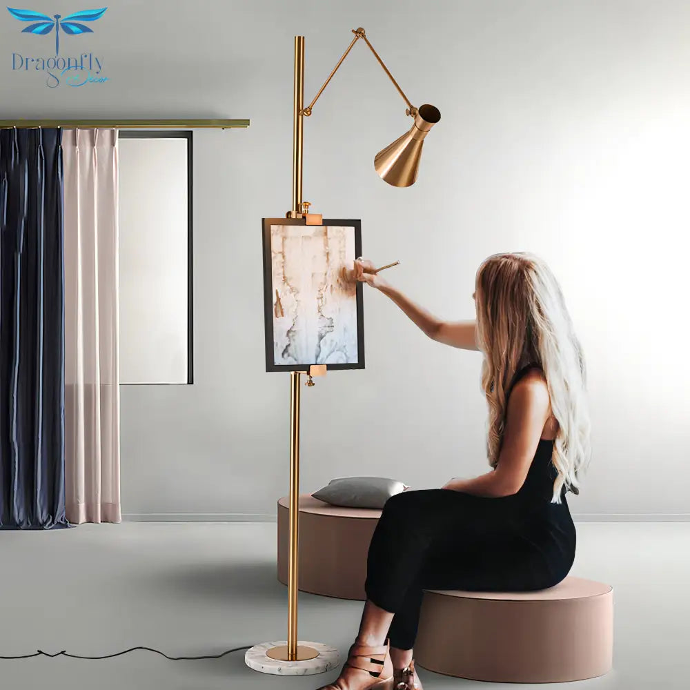 Floor Lamps Modern Metal Lustres Marble Led Gold Lighting Fixtures Room Decor Lights Home Appliance