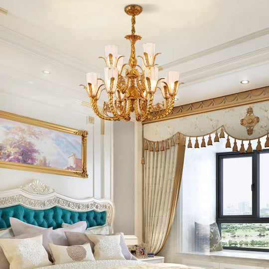 French Style All - Copper Luxury Vintage Chandelier Indoor Warm Romantic Villa Hall Bedroom Study