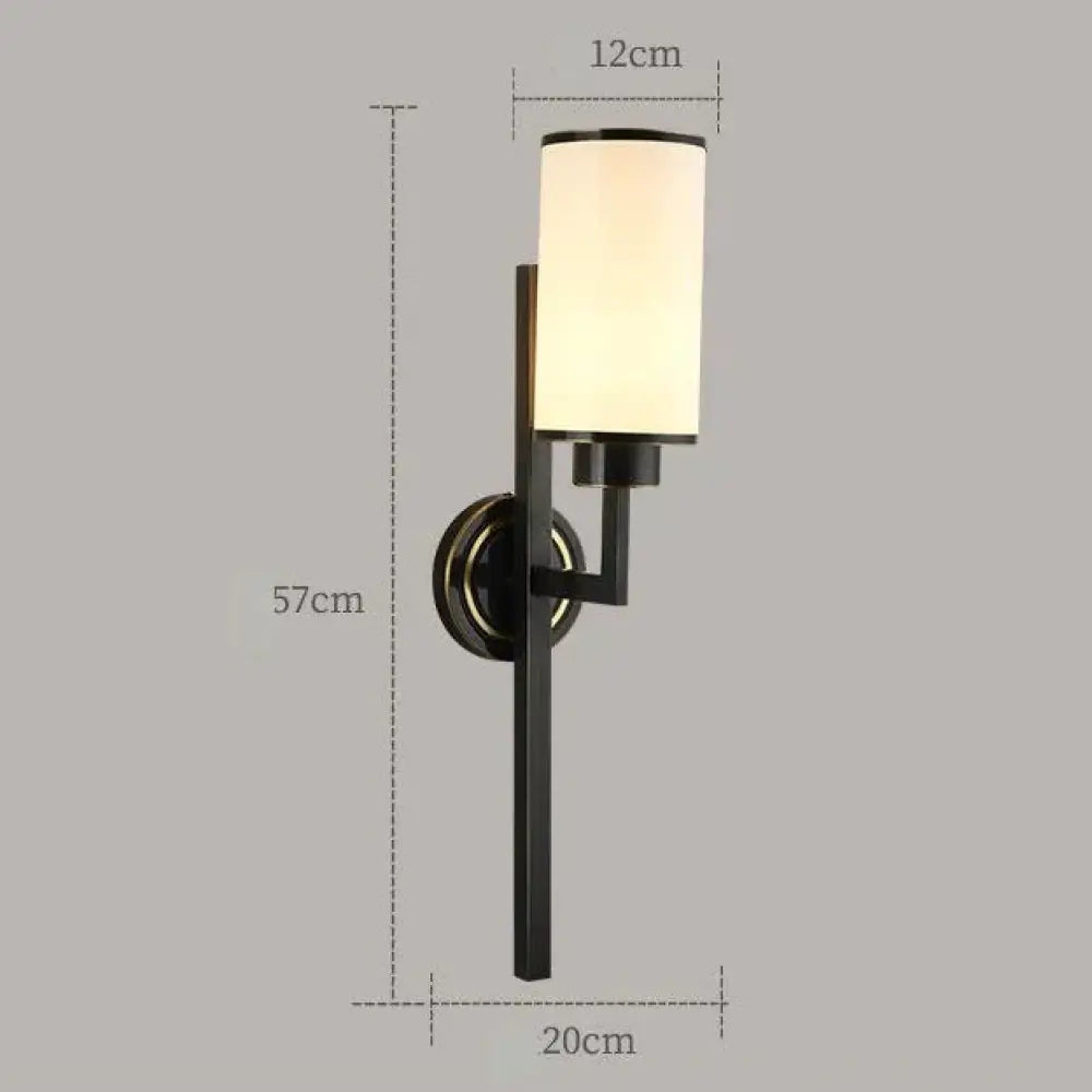 Full Copper Wall Lamp Simple Classic Bedroom Led Head Tv Background Stairwell Black - Rass - Rub -