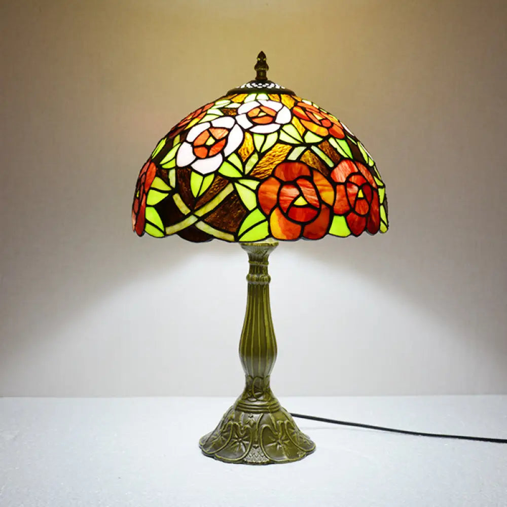 Giorgia - Victorian Table Lamp Orange