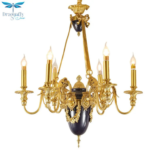 Grandeur - French Antique Luxury European Style Brass Chandelier For Hotel Lighting Chandelier