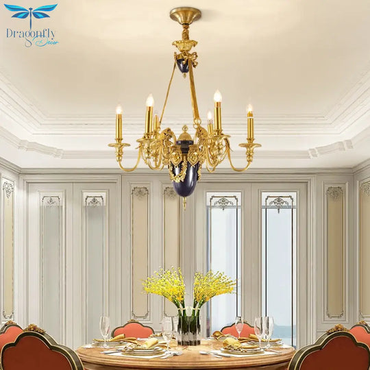 Grandeur - French Antique Luxury European Style Brass Chandelier For Hotel Lighting Chandelier