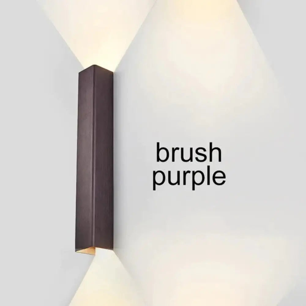 Haley | Wall Lamp Purple / 32Cm Warm White