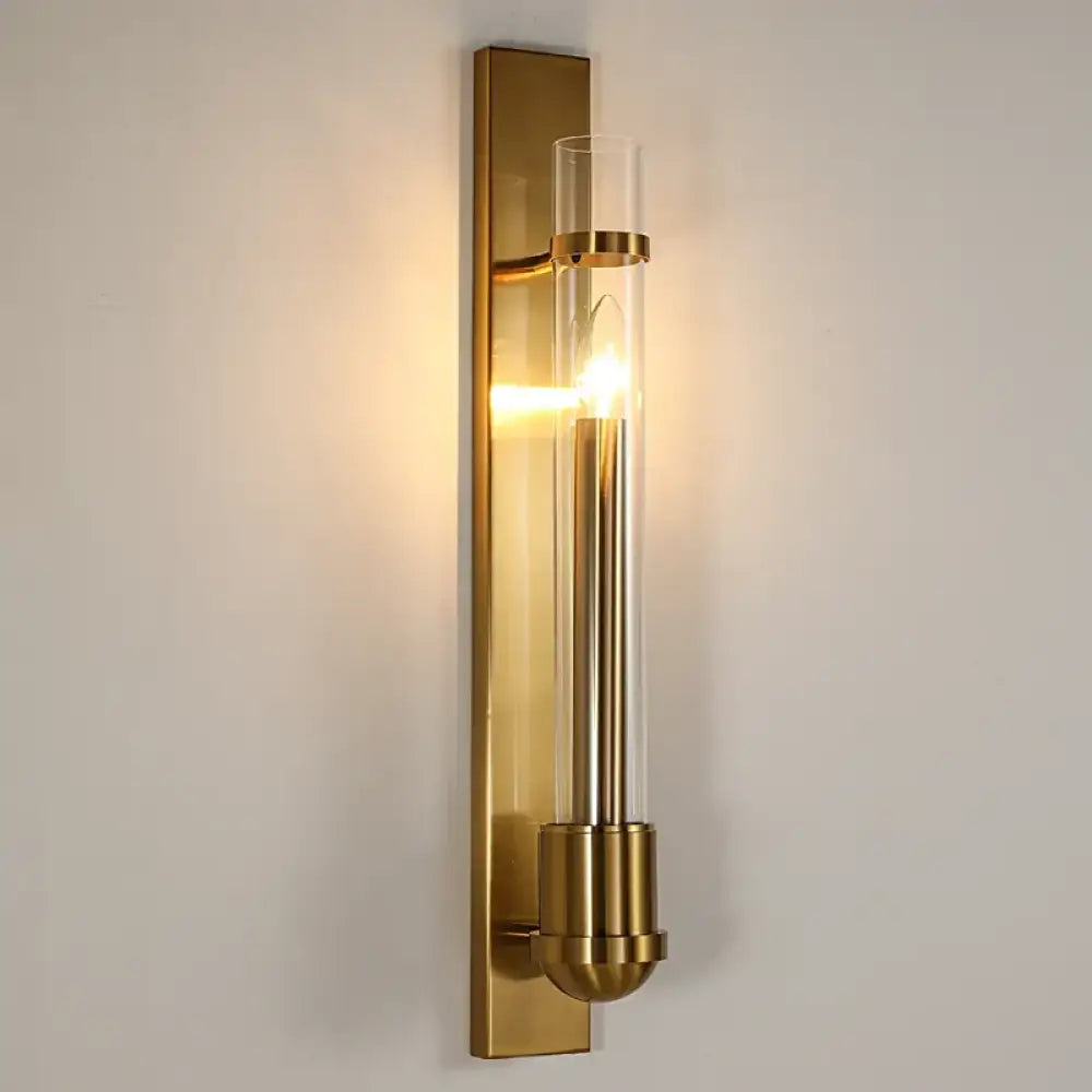 Harper Contemporary Gold Wall Sconce - Elegant Lighting For Living Rooms Bedrooms And Hallways Wall