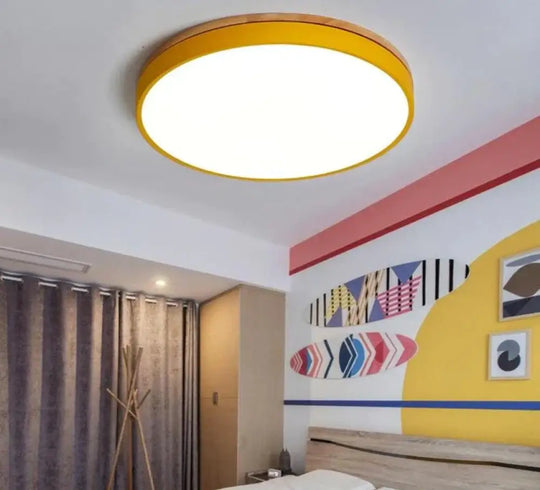 Hot Thin Led Ceiling Lights Bedroom Lamps Modern With Color Polarizer Luminaria Child Luminaire