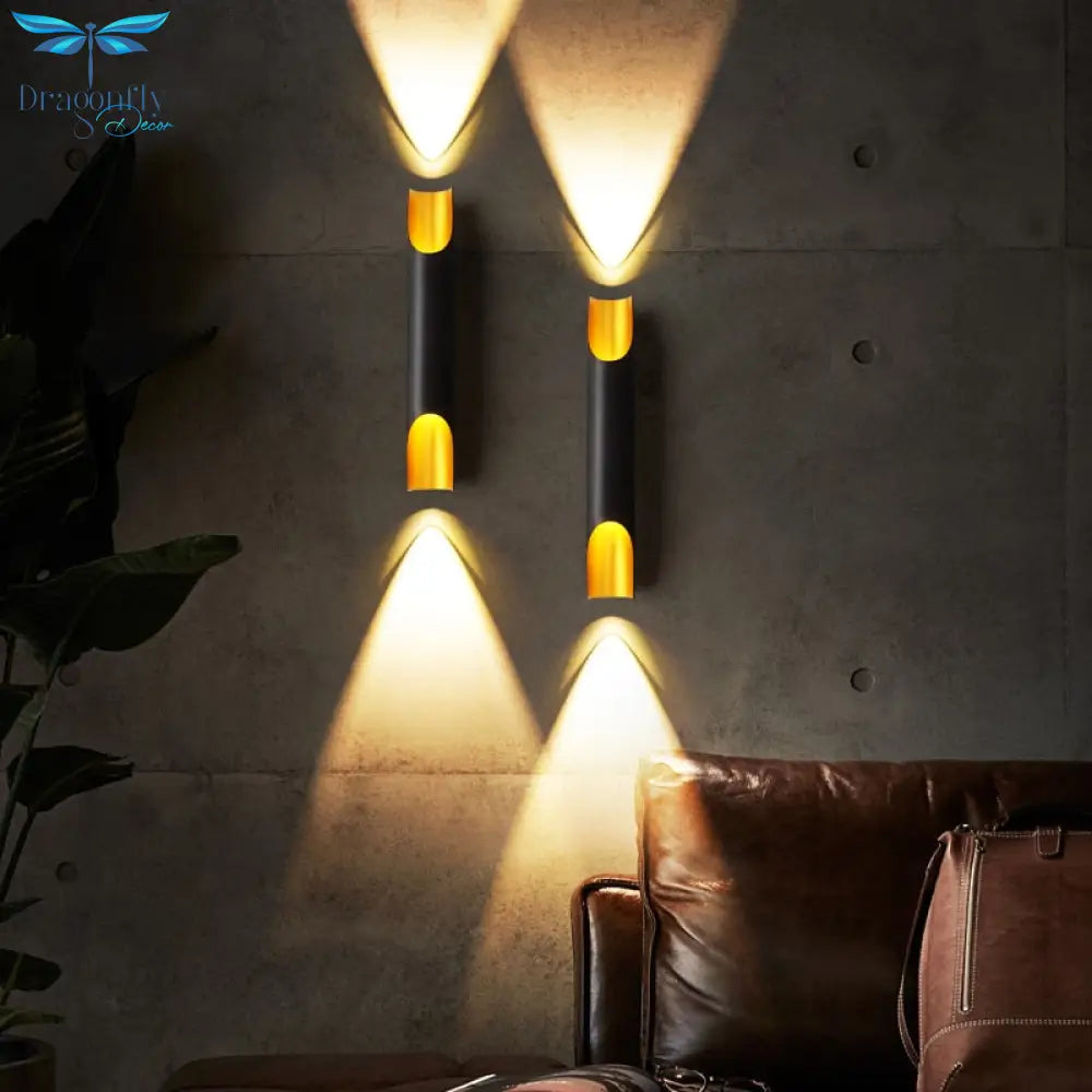 Industrial Creative Wall Lamp Design Postmodern Metal Sconce Lamps Stair Background Living Room