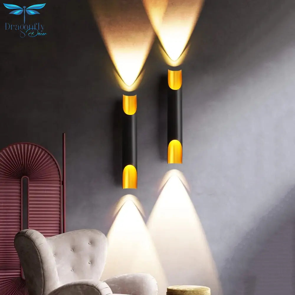 Industrial Creative Wall Lamp Design Postmodern Metal Sconce Lamps Stair Background Living Room