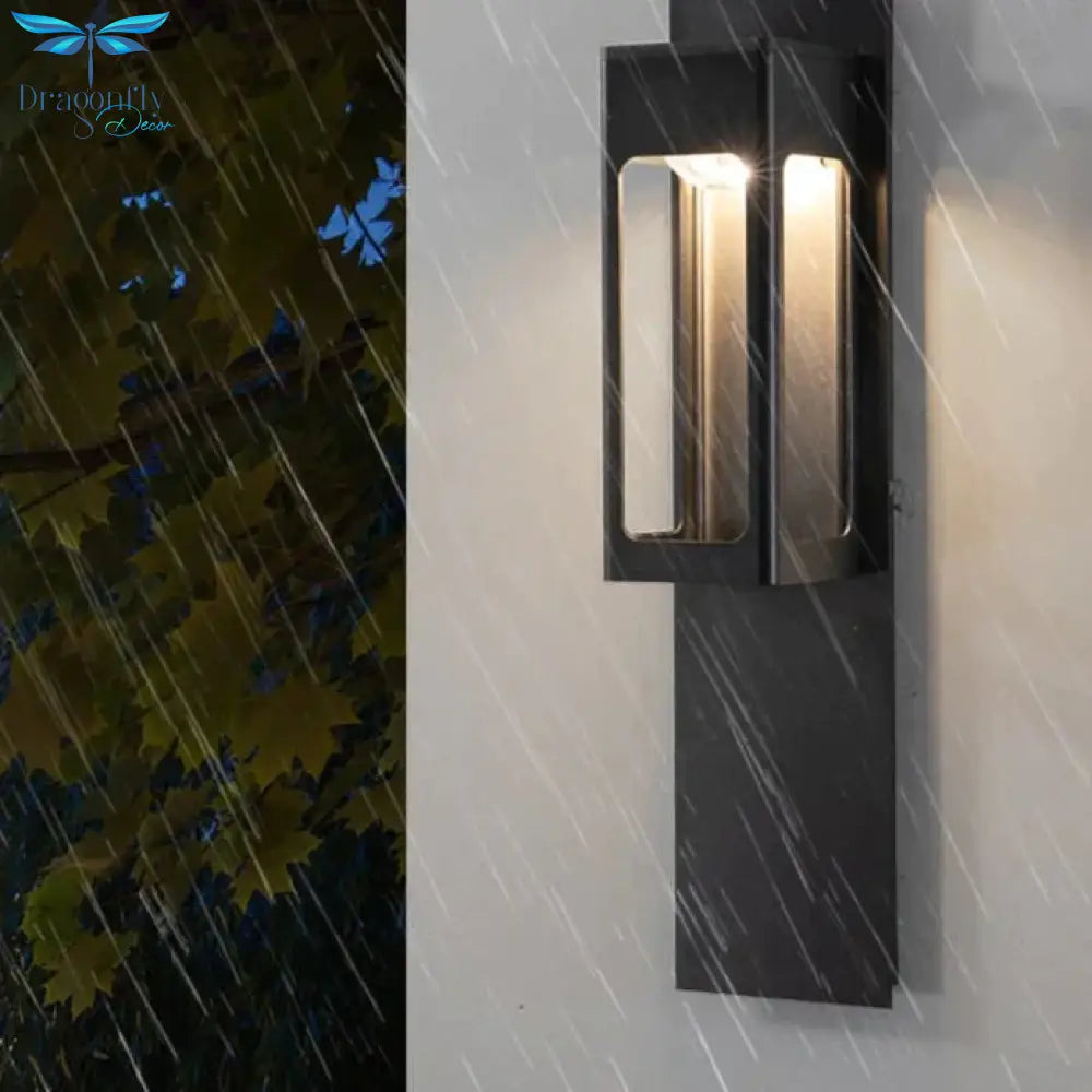 Ip67 Waterproof Outdoor Led Wall Lighting Motion Sensor Aluminum Black Bronze Garden Porch Sconce