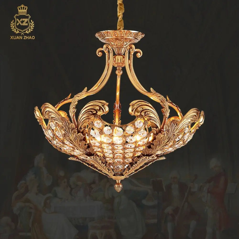 Iris - Arabic Dome Pendant Lamp Crystal Glass Plate Suspended Ceiling Light Drop Lights Balcony