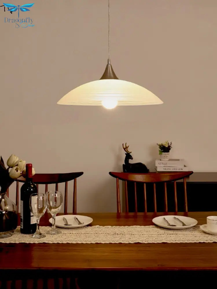 Japanese Minimalist Flying Sauce Glass Pendant Lights Led E27 Modern Hanging Lamp Living/Dining