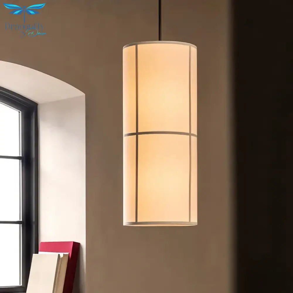 Kaiyo Wabi - Sabi Pendant Light - Hashira Cluster Vintage Cloth Lampshade For Dining Room Living