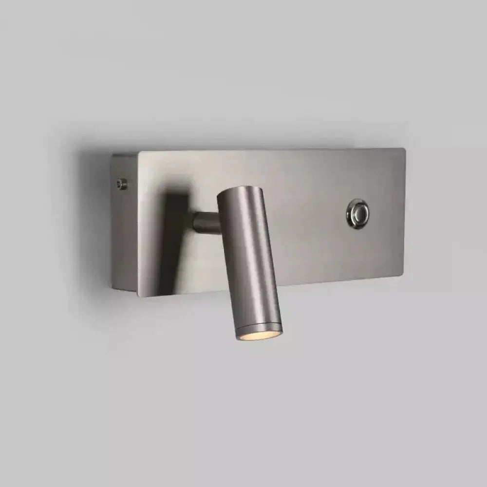 Kane | Nickel Led Dimmable Reading Wall Light Lamp