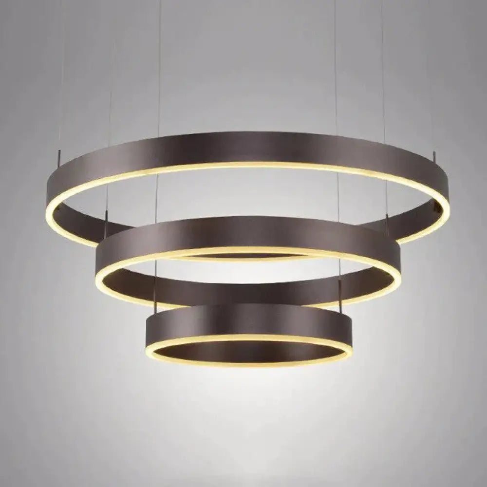 Large Ring Modern Pendant Lamp Kitchen Island Dining Table Coffee O Chandelier Suspension Lighting